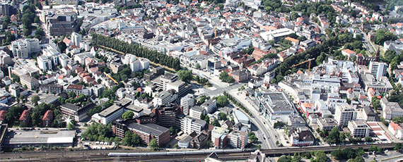 Panorama, Oldenburg von oben